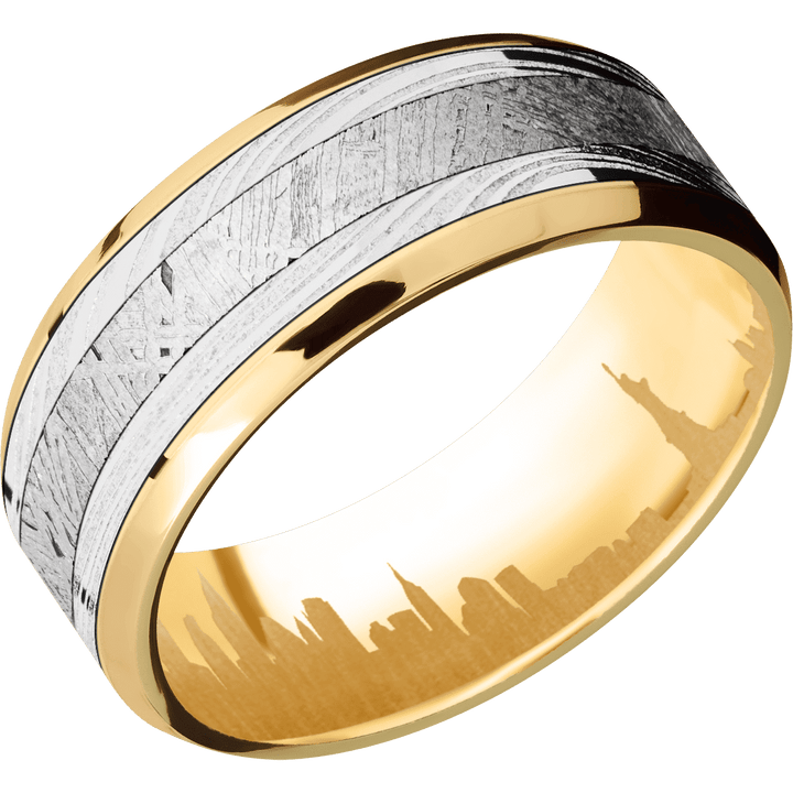 14K Yellow Gold + Polish , Polish Finish