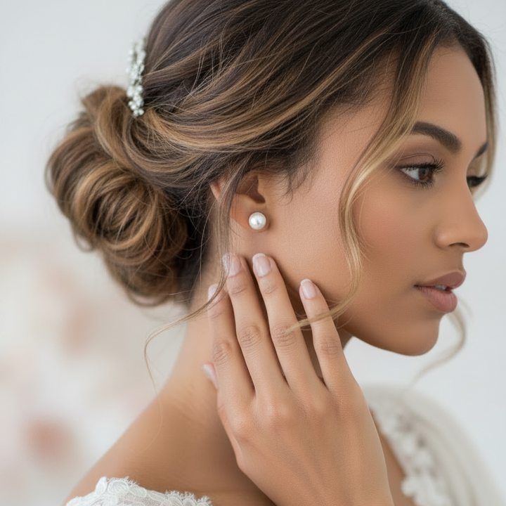 Classic Bostonian Pearl Earrings