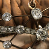 Art Nouveau Old Russian Antique Diamond Pendant-Zolotnik Makers Mark