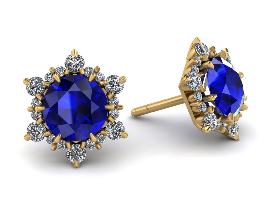 Crystal Honeycomb Earring main image 0