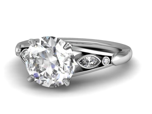 Bostonian Bridget - Custom Engagement Ring - Bostonian Jewelers