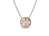 Mini Monogram Custom Pendant Necklace -Unique Gifts - Bostonian Jewelers