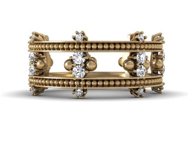 Royalty - Nesting Ring - Delicate Double Band - Custom Jewelry Boston ...