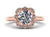 Elizabeth Halo - Unique Engagement Ring