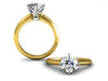 Classic Solitaire Four Prong Engagement Ring - Bostonian Jewelers