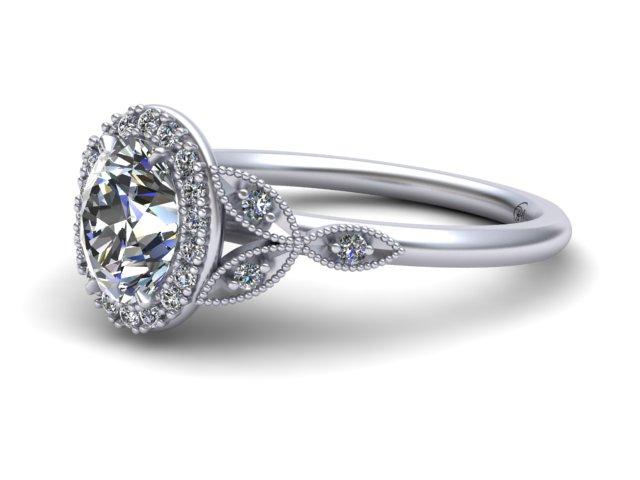 Marilyn Inspired Engagement Ring