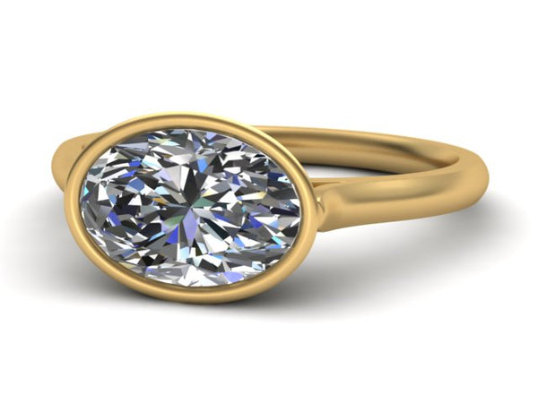 Bostonian Modern Solitaire Engagement Ring