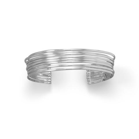 Multi-Row Sterling Cuff