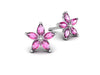 Gemstone Star Earrings - Custom Design - Bostonian Jewelers