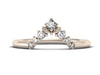 Unique Delicate Stacking Band-Princess Cut Diamond And Round Diamond-Unique Boston Jewelers