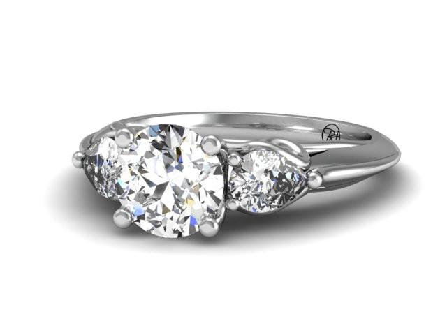Organic Vines Engagement Ring - Unique Engagement Ring - Bostonian Jewelers
