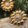 Handmade Flower drop Earrings  - Unique Custom Jewelry - Bostonian Jewelers